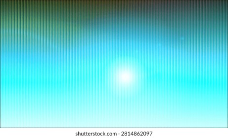 Abstract digital glitch effect on blue background isolated on white background