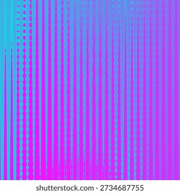 Abstract digital gradient with vibrant vertical lines and color shifts from pink to blue