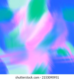 Abstract Digital Hand Painting Blurred Brush Strokes Seamless Pattern Batik Background