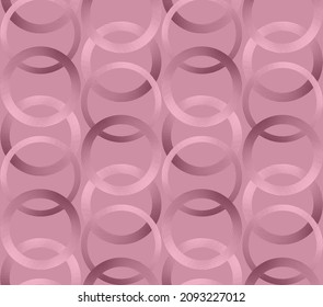 Abstract digital pattern textile wallpaper with circle patterns on a powdery pink background.