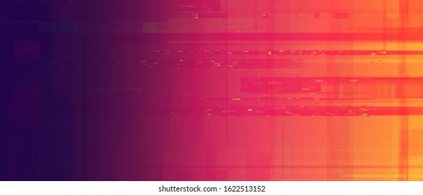 Abstract Digital Signal Visualization, Pixelated Blocks, Processor Microarchitecture Background