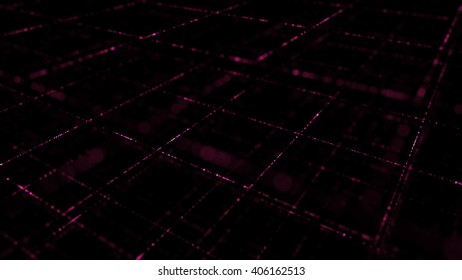 abstract digital technology background made of particles