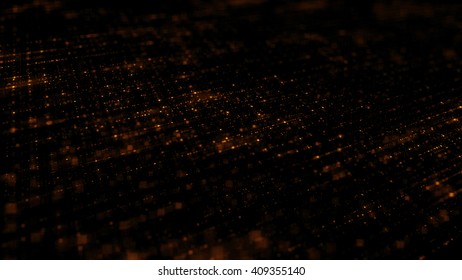 abstract digital technology background made of particles