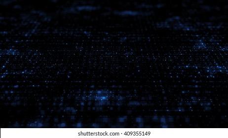 abstract digital technology background made of particles