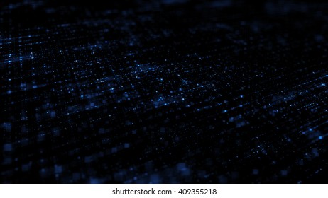 abstract digital technology background made of particles