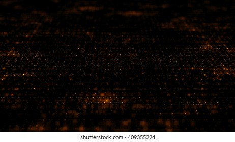 abstract digital technology background made of particles