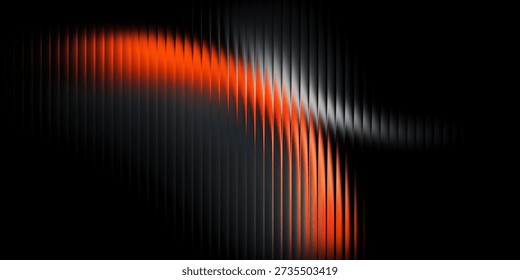 Abstract digital wave transitioning through vibrant and gradient shades