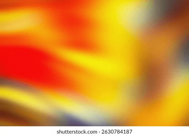 Abstract dimension enriched with vibrant gradient fields balanced by ambient blur and layered grain