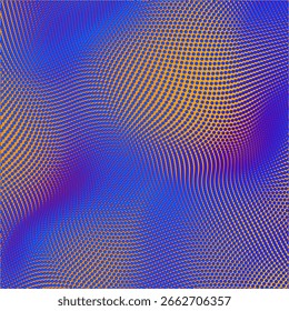 Abstract dot pattern rough texture curve