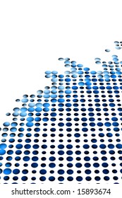 Abstract dots background with copyspace