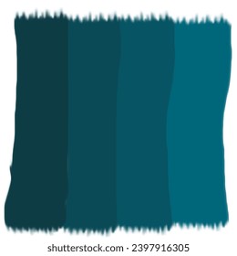Abstract drawing. Torn stripes in blue tones, on a white background.