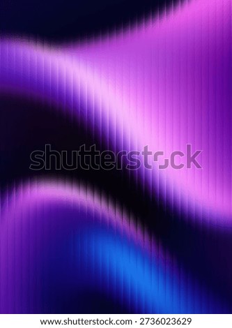 Abstract dynamic purple and blue background, with soft wavy lines and shimmering light reflections. Modern, vibrant texture for design projects.