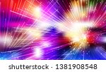 Abstract Dynamic Random Lines Colorful Background