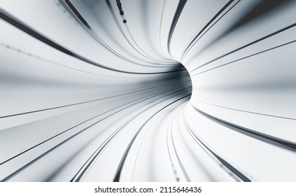 Abstract energy tunnel in hyperspace  Wormholes travel through time  Deformation space   time  science fiction  Black hole  vortex data flow  Nanotechnology   hi  tech 3D illustration