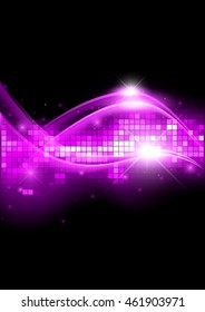 Abstract Equalizer Background, 3D illustration