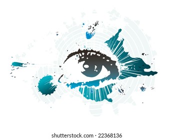 Abstract eye design