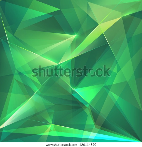 抽象的なファセットエメラルド緑の背景 のイラスト素材 126114890
