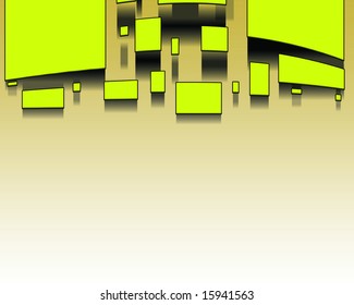 Abstract Falling Blocks Background Illustration