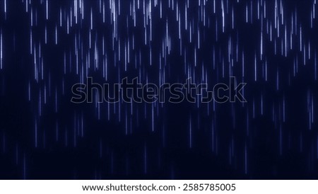 Abstract falling particles background, glowing light streaks, futuristic digital rain, high-tech motion, innovation concept.