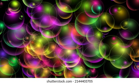 Abstract Fantasy Background Light Effect Bright Stock Illustration ...