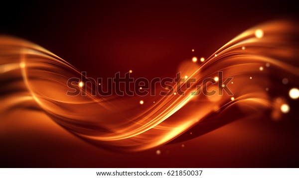 abstract fire background with smooth soft lines