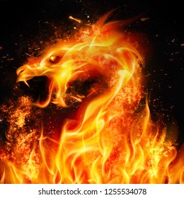 炎 ドラゴン の画像 写真素材 ベクター画像 Shutterstock
