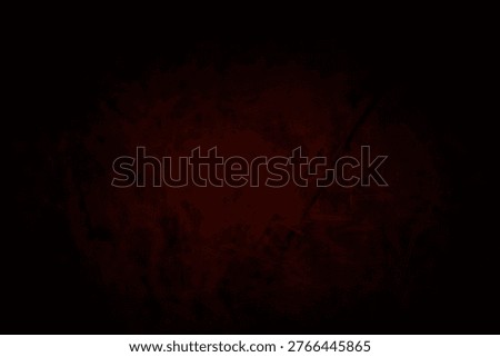 Abstract flat grunge illustration is showing dark red and black mottled background with scratches. Grunge, textured, distressed, moody, atmospheric, artistic, ominous