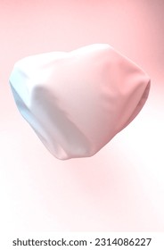 3d gradient abstract floating