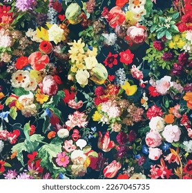 
Abstract floral design for textile factory - Shutterstock ID 2267045735
