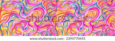 Abstract floral ethnic pattern. Beautiful geometric and tie dye batik digital print pattern for textile.