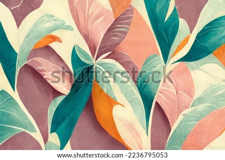 abstract floral tropical pattern as a background