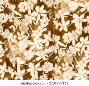 Abstract floral wall textures pattern, yellow sackcloth texture and textile Classic yellow beige woolen cloth background.