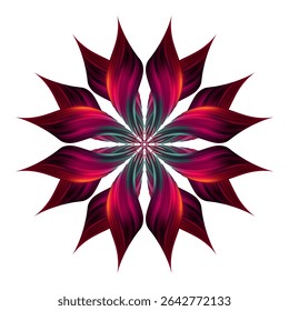abstract flower background with interior design