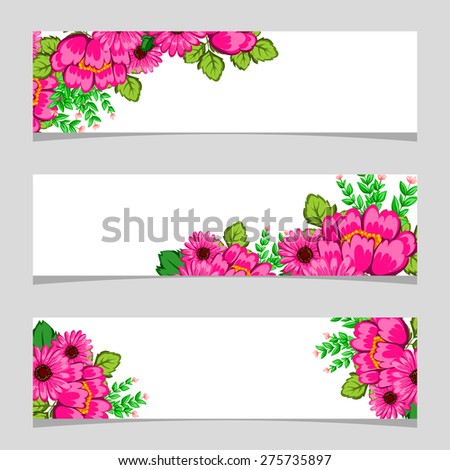 Similar – Beautiful exotic flower frame on white