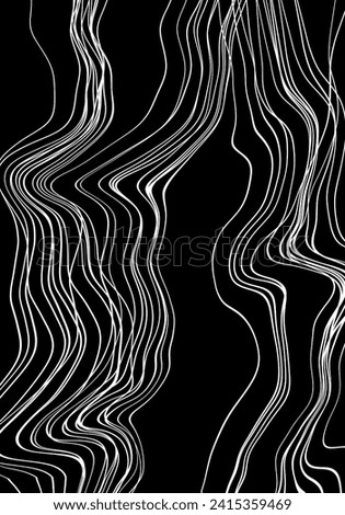 Abstract flowing lines background for your design project. Wallpaper. Futuristic background. Texture for music album.