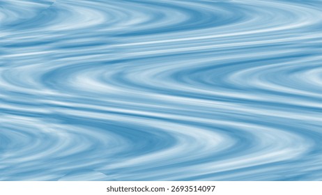 Abstract flowing waves of light blue and white create a serene, watery texture with a sense of gentle movement and depth.