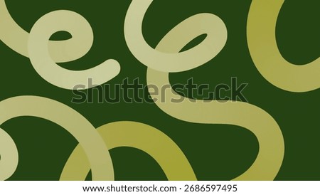 Abstract fluid lines background with Pear gradient color. Playful curved lines. Deep Yellow Green color background.