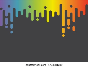 Abstract fluid wave background with dynamic rounded lines color shapes. Element for website design or magazine cover, banner, poster, wallpaper. illustration.
