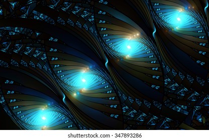 abstract fractal background a computer-generated 2D illustration, spiral - Shutterstock ID 347893286