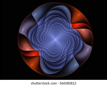 Abstract Fractal Background. Design Element For Brochure, Advertisements, Flyer, Web And Other Graphic Designer Works.