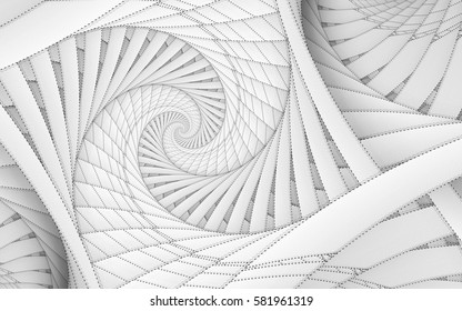 Abstract fractal patterns and shapes