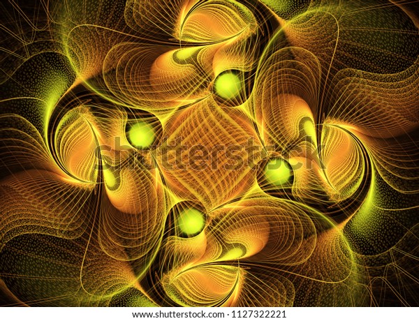 Download Abstract Fractal Patterns Shapes Fractal Texture Stock Illustration 1127322221