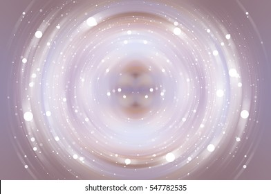 Abstract fractal pink background and crossing circles   ovals  disco lights  motion illustration 