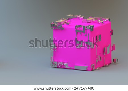Abstract fractal solid. 