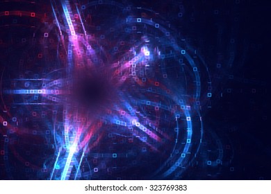 Abstract fractal star - computer generated image - Shutterstock ID 323769383
