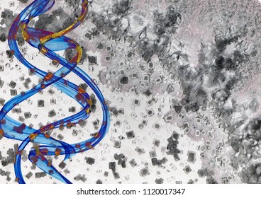abstract frame background texture, textured line multicolored backdrop