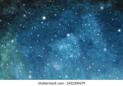 Download Starry Night Watercolor High Res Stock Images Shutterstock
