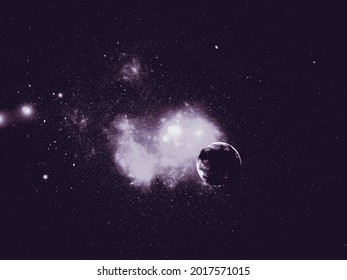 Abstract galaxy and space  background