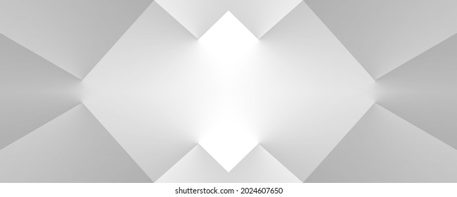 abstract geometric  3d background  white paper  wallpaper gradient  wall art  pattern texture  and light  you can use for ad  product   card  business presentation  space for text  wall  canvas