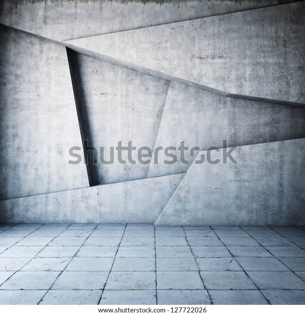 コンクリートの抽象的な幾何学的な背景 のイラスト素材
